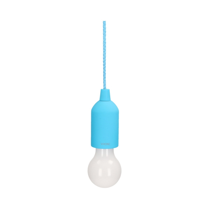 LED Kannettava lamppu LED/1W/3xAAA sininen