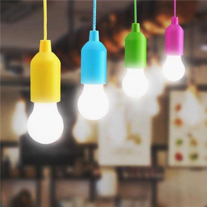 LED Kannettava lamppu LED/1W/3xAAA sininen