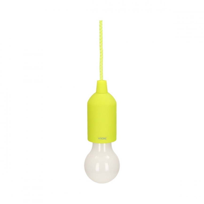 LED Kannettava lamppu LED/1W/3xAAA vihreä