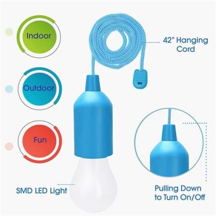 LED Kannettava lamppu LED/1W/3xAAA vihreä