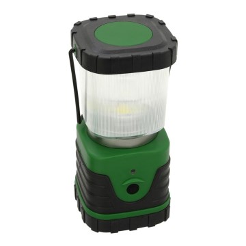 LED Kannettava lamppu LED/3xLR20 IP44 musta/vihreä
