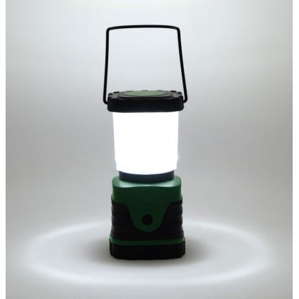 LED Kannettava lamppu LED/3xLR20 IP44 musta/vihreä