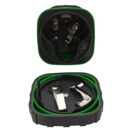 LED Kannettava lamppu LED/3xLR20 IP44 musta/vihreä