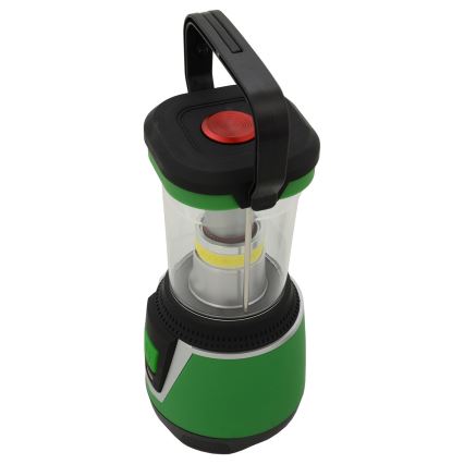 LED Kannettava lamppu LED/3xLR20 IP44 musta/vihreä + kaukosäädin