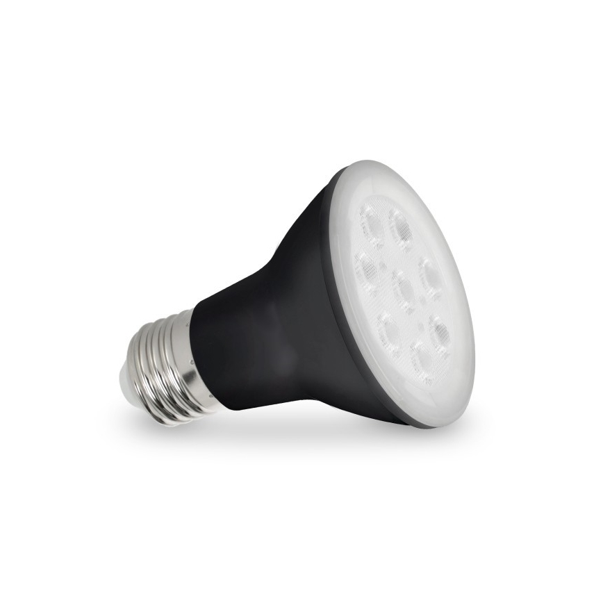 LED Kasvipolttimo PLANTY E27/7W/230V 1200K musta