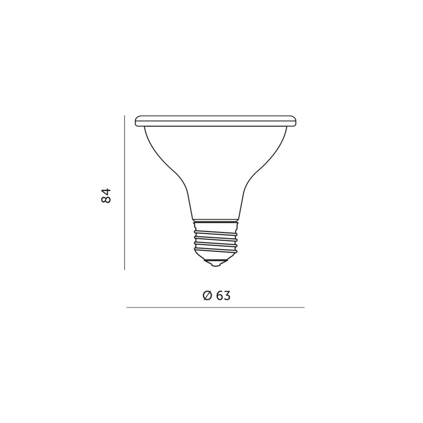 LED Kasvipolttimo PLANTY E27/7W/230V 1200K valkoinen