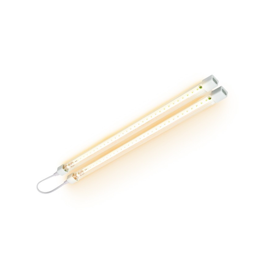 LED Kasvivalaisin GROWLY 2xLED/8,5W/230V valkoinen