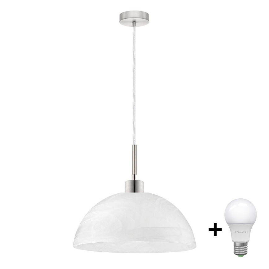LED-kattokruunu johdossa 1xE27/60W/230V valkoinen