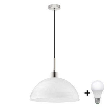 LED-kattokruunu johdossa 1xE27/60W/230V valkoinen