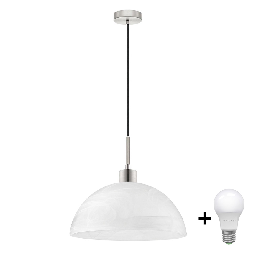 LED-kattokruunu johdossa 1xE27/60W/230V valkoinen
