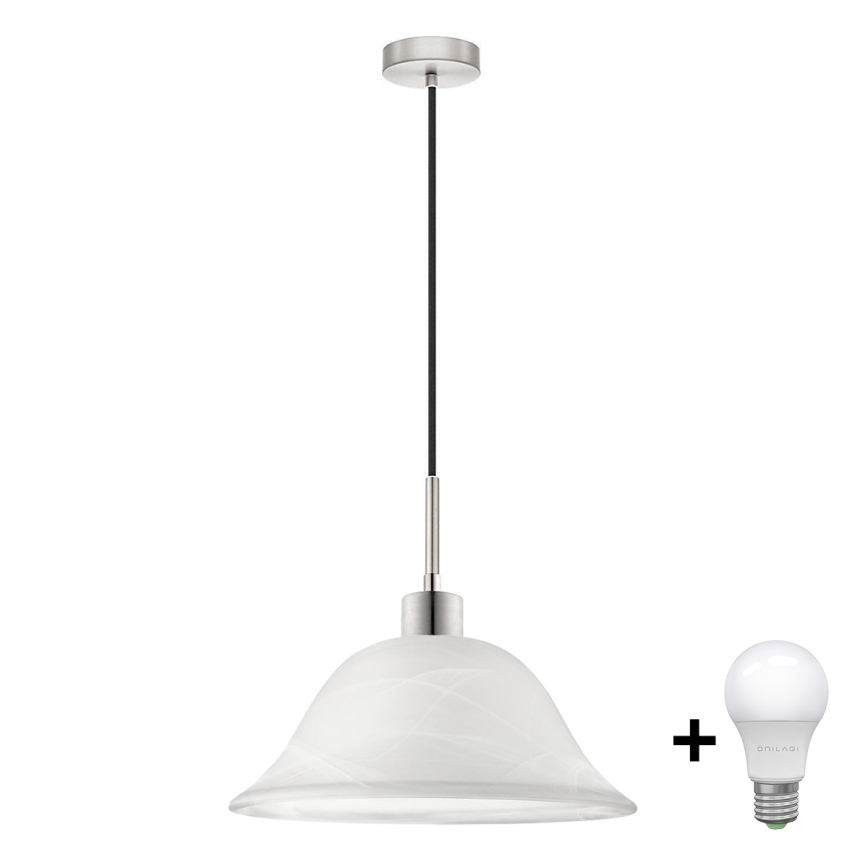 LED-kattokruunu johdossa 1xE27/60W/230V valkoinen