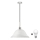 LED-kattokruunu johdossa 1xE27/60W/230V valkoinen