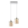 LED-kattokruunu johdossa 2xLED/5W/230V valkoinen/läpinäkyvä