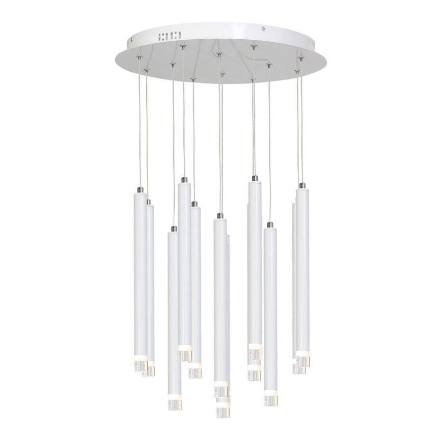 LED-kattokruunu johdossa ALBA 12xLED/1W/230V valkoinen