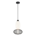 LED-kattokruunu johdossa ARAME LED/15W/230V halkaisija 22 cm musta
