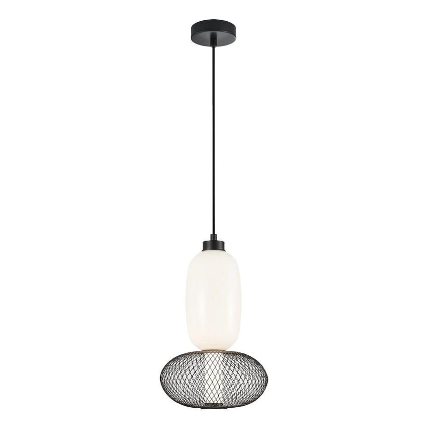 LED-kattokruunu johdossa ARAME LED/15W/230V halkaisija 22 cm musta