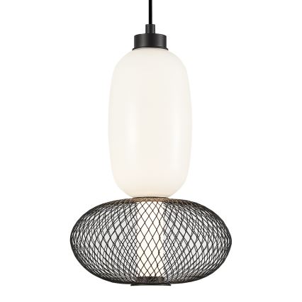 LED-kattokruunu johdossa ARAME LED/15W/230V halkaisija 22 cm musta