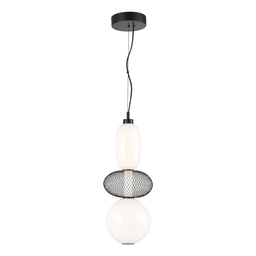 LED-kattokruunu johdossa ARAME LED/23W/230V halkaisija 22 cm musta