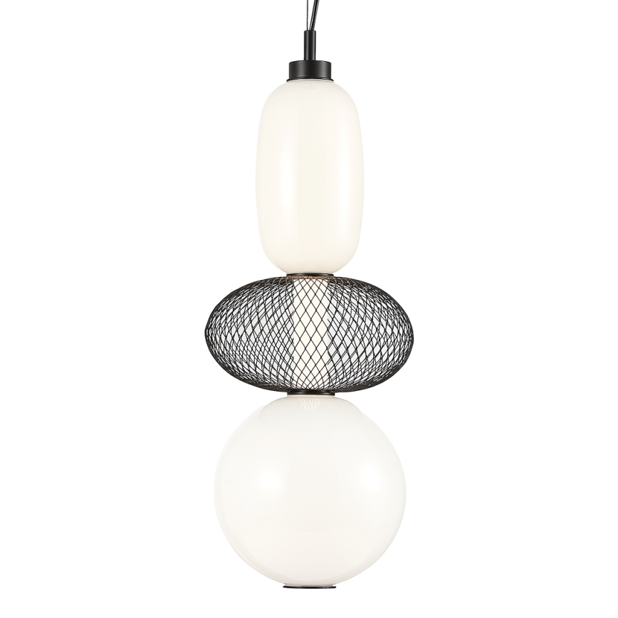 LED-kattokruunu johdossa ARAME LED/23W/230V halkaisija 22 cm musta