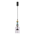 LED-kattokruunu johdossa ARTE LED/12W/230V halkaisija 13 cm musta