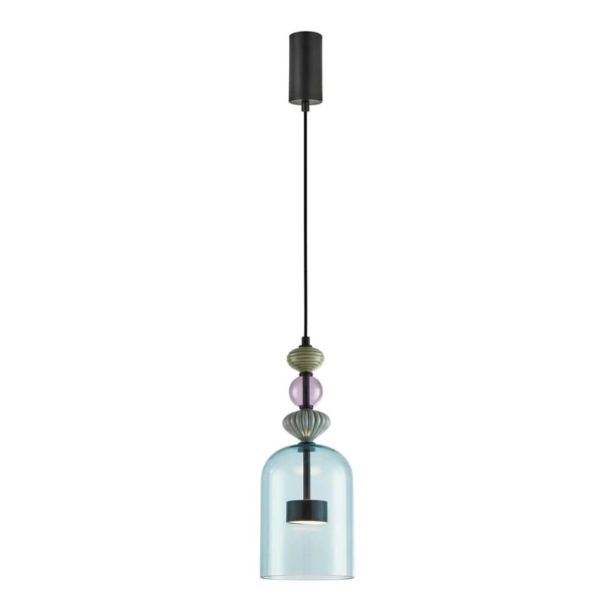 LED-kattokruunu johdossa ARTE LED/12W/230V halkaisija 16 cm musta