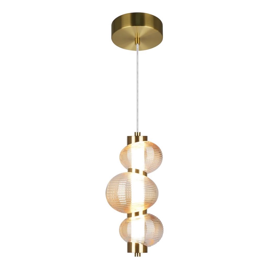 LED-kattokruunu johdossa BOLLA LED/12W/230V halkaisija 16 cm kulta