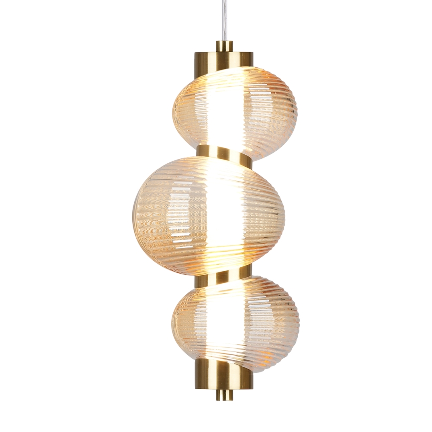 LED-kattokruunu johdossa BOLLA LED/12W/230V halkaisija 16 cm kulta