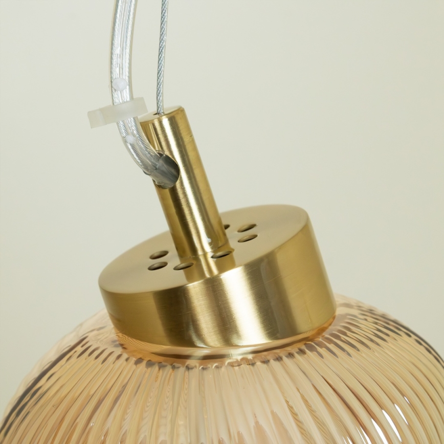 LED-kattokruunu johdossa BOLLA LED/36W/230V kulta/savuinen