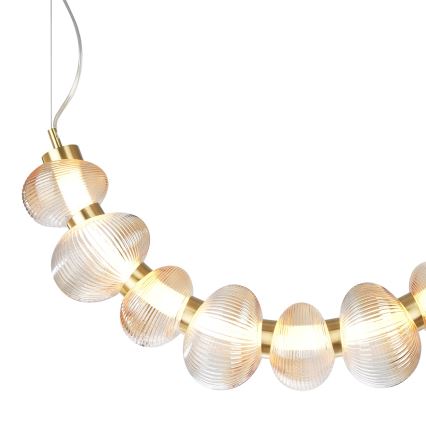 LED-kattokruunu johdossa BOLLA LED/36W/230V kulta/savuinen