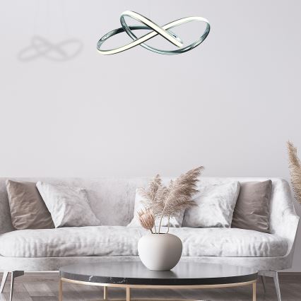 LED-kattokruunu johdossa CAPPIO LED/36W/230V kiiltävä kromi