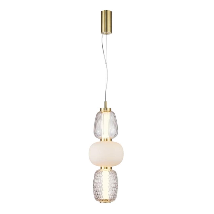 LED-kattokruunu johdossa CARO LED/28W/230V kulta
