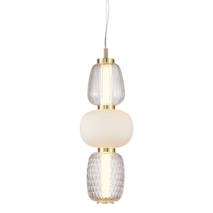 LED-kattokruunu johdossa CARO LED/28W/230V kulta