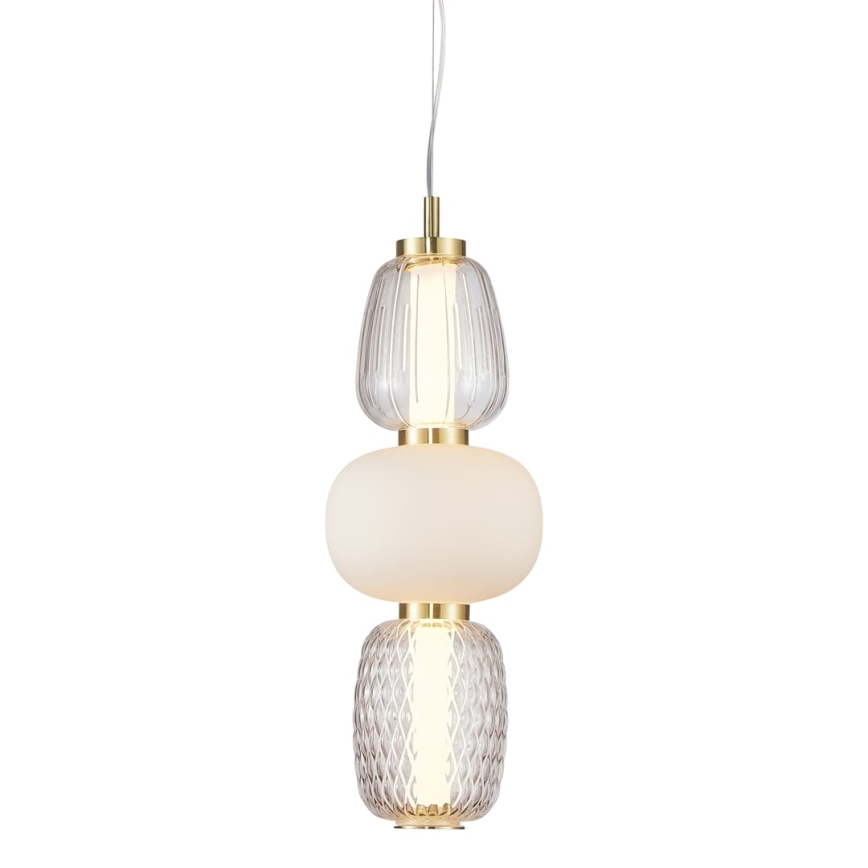 LED-kattokruunu johdossa CARO LED/28W/230V kulta