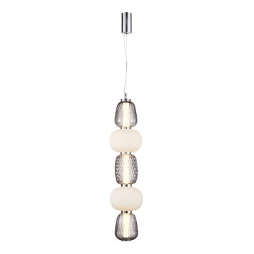 LED-kattokruunu johdossa CARO LED/40W/230V kiiltävä kromi