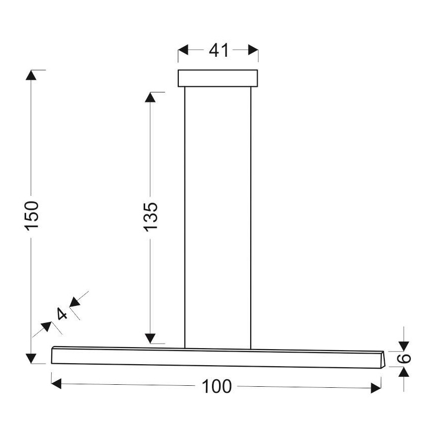 LED Kattokruunu johdossa COCONUT LED/28W/230V