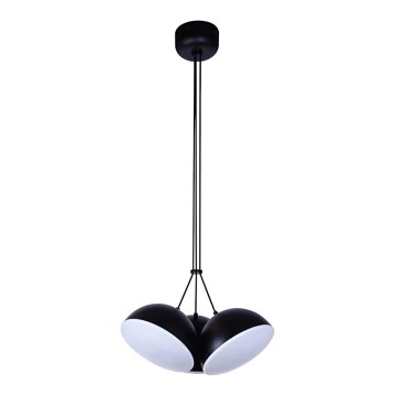 LED-kattokruunu johdossa CROWD 3xLED/20W/230V musta