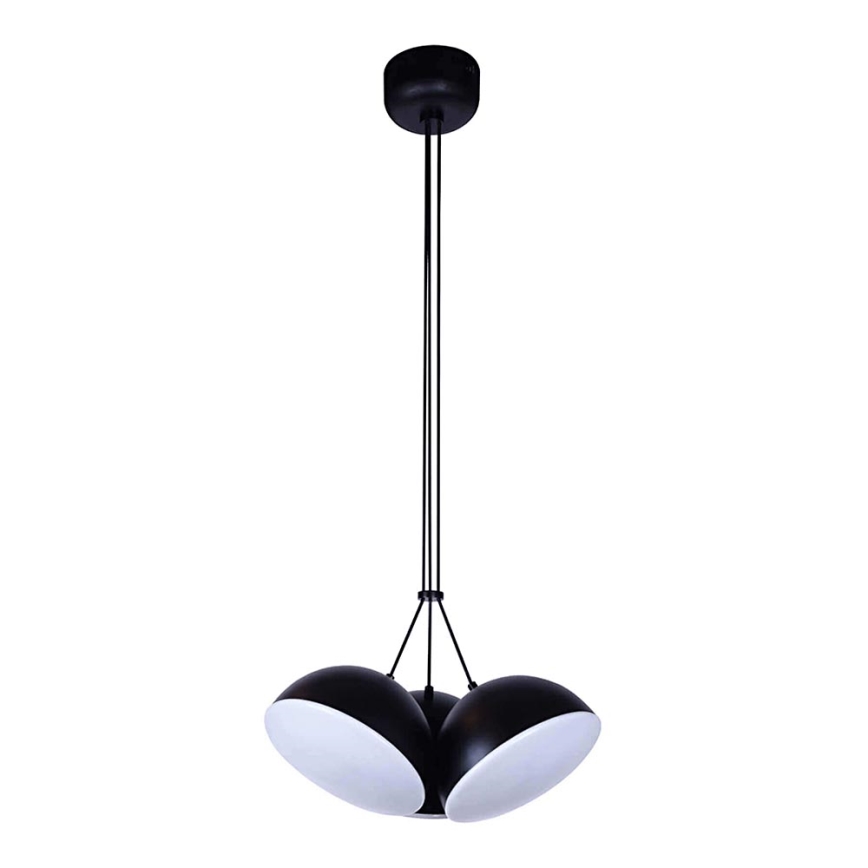 LED-kattokruunu johdossa CROWD 3xLED/20W/230V musta