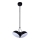LED-kattokruunu johdossa CROWD 3xLED/20W/230V musta