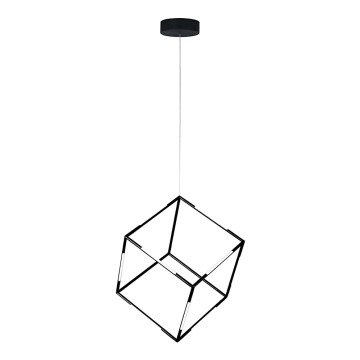 LED Kattokruunu johdossa DICE LED/48W/230V musta