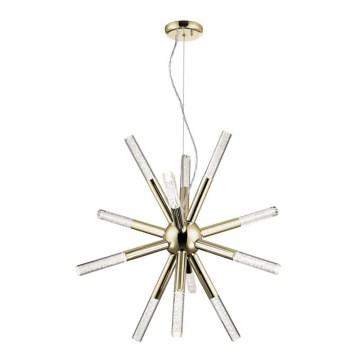 LED-kattokruunu johdossa EIRENE 12xLED/5W/230V kulta