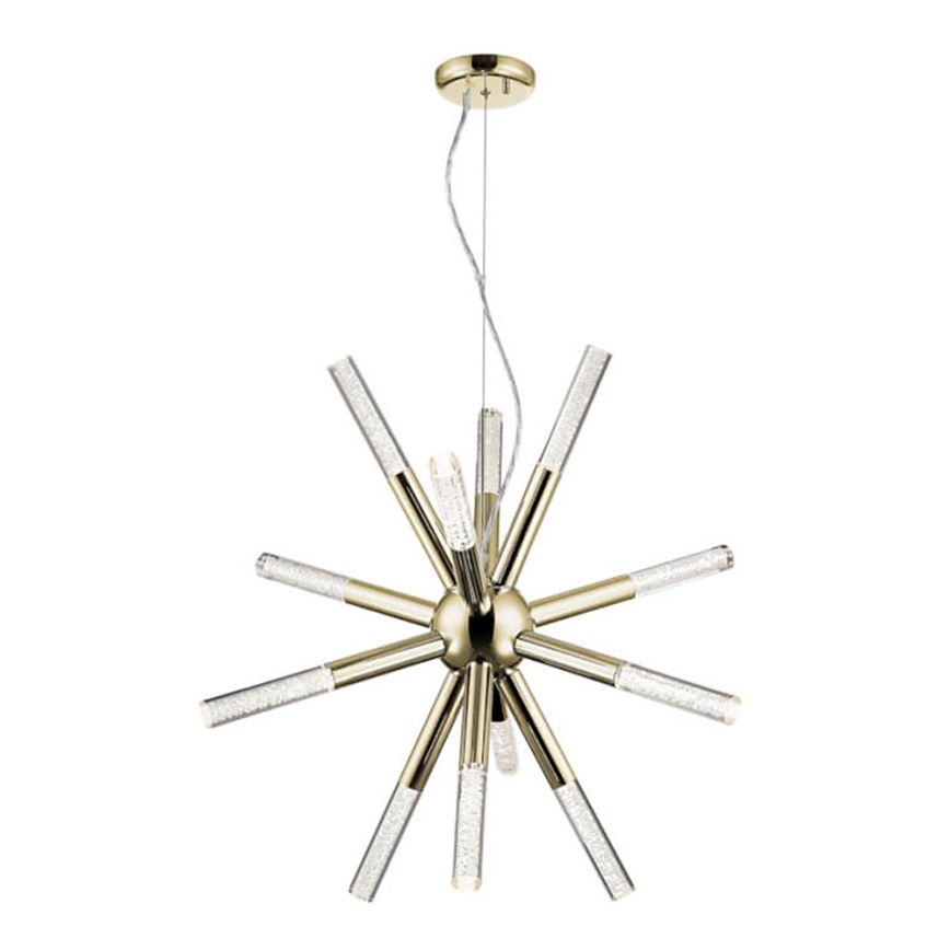 LED-kattokruunu johdossa EIRENE 12xLED/5W/230V kulta