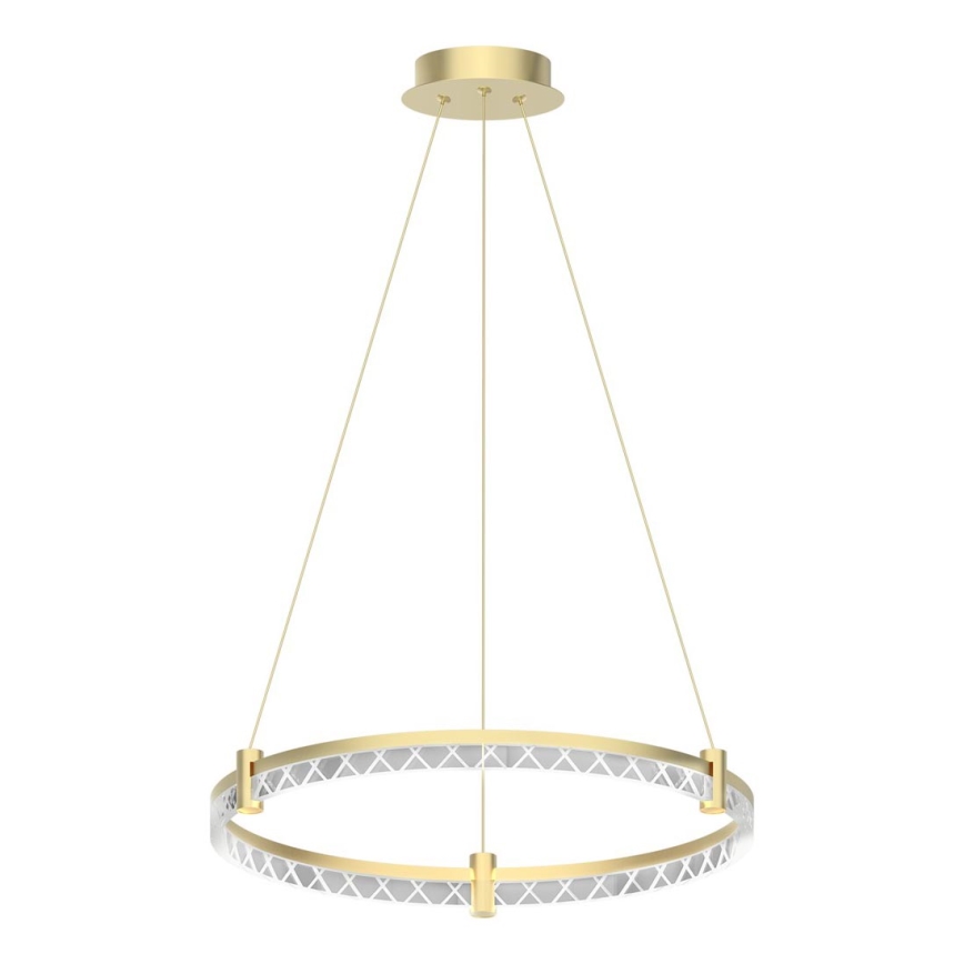 LED-kattokruunu johdossa ELEGANCE LED/36W/230V halkaisija 60 cm kulta