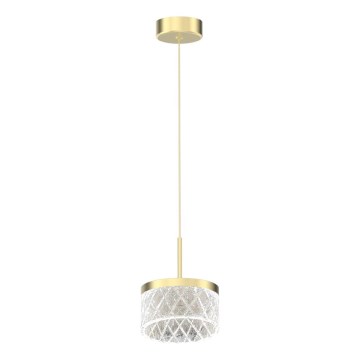 LED-kattokruunu johdossa ELEGANCE LED/9W/230V halkaisija 15 cm kulta