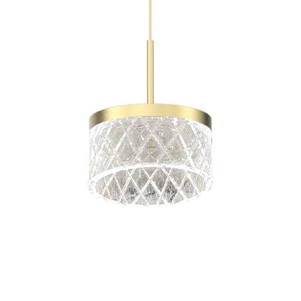 LED-kattokruunu johdossa ELEGANCE LED/9W/230V halkaisija 15 cm kulta