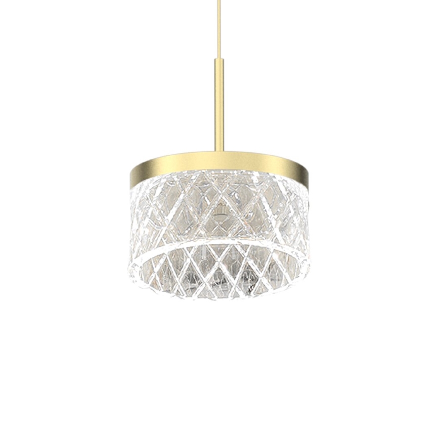 LED-kattokruunu johdossa ELEGANCE LED/9W/230V halkaisija 15 cm kulta