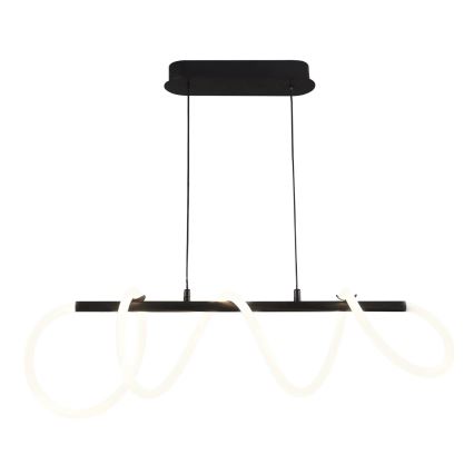 LED-kattokruunu johdossa EMMA LED/38W/230V musta