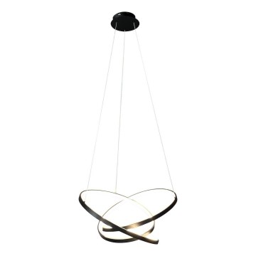 LED-kattokruunu johdossa EMPOLI LED/55W/230V musta
