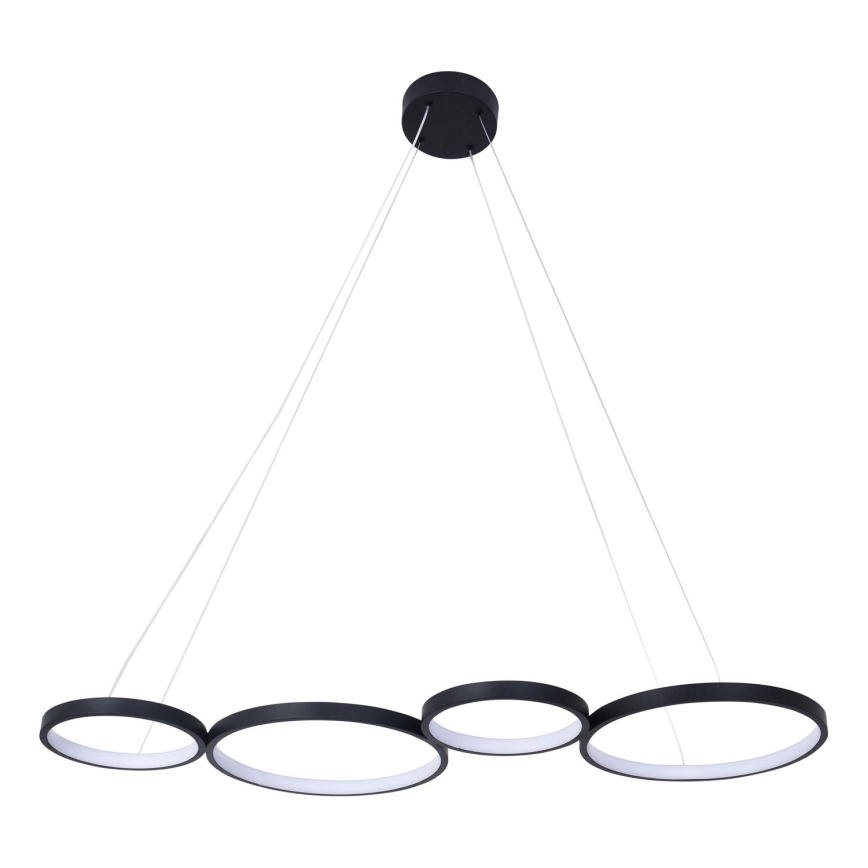 LED-kattokruunu johdossa FLAMENCO LED/42W/230V 4000K musta