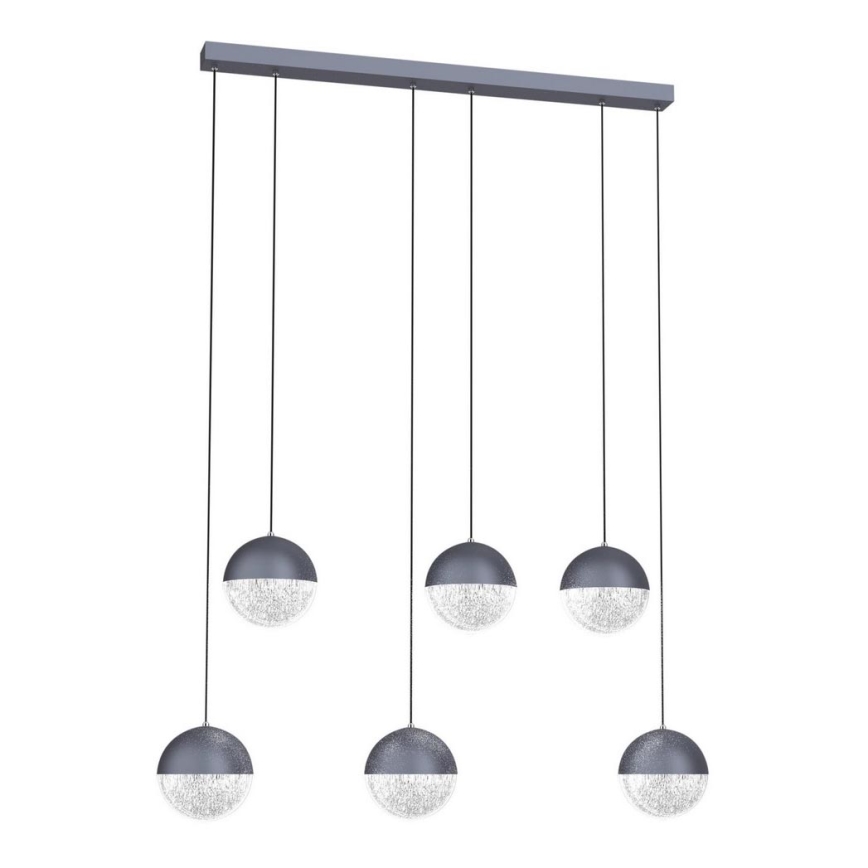 LED Kattokruunu johdossa FURNI 6xLED/5W/230V