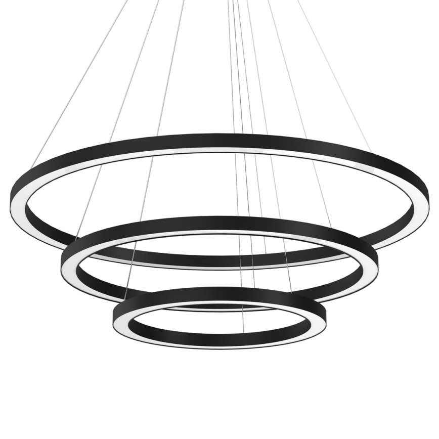 LED-kattokruunu johdossa GALAXIA LED/85W/230V musta